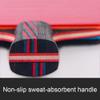 5 Stars Table Tennis Bats 2 Player Set Pingpong Racket Double-Sided Reverse Adhesive Suitable for Beginner and Intermediate/As Shown/Short Handle (As Shown Long Handle) view 2