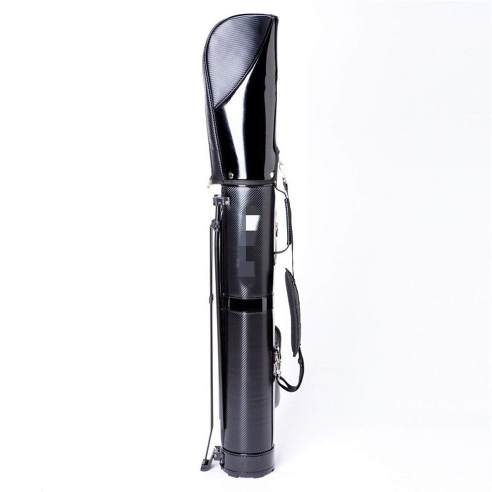 Golf Stand Bag Golf Men's and Women's Light Carrying Half Set of Club Bag Bucket Bag Putt Carry Bag (Black One Size)