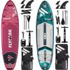 Flypark Standard&Family Bundles11'x34 & 11'x35 Inflatable Stand Up Paddle Boards, All Accessories+2, 116L Backpack, Shoulder Strap, 2-Action Pump view 1