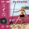 Flypark Standard&Family Bundles11'x34 & 11'x35 Inflatable Stand Up Paddle Boards, All Accessories+2, 116L Backpack, Shoulder Strap, 2-Action Pump view 4