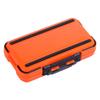 Fishing Tackle Box Organizer Portable Waterproof, Airtight Anti-wear Tackle Storage Boxes with Adjustable Dividers, Fishing Tackle and Gear Box Container for Lures and Accessories-Large Orange view 1