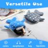 2Pcs Whale Shark Coin Purse, Mabor Cute Kawaii Wallet Whale Shark Dolphin Plush Coin Pouch with Zipper Mini Cartoon Pouch Portable Sea Animal Change Purse for Girls Women view 2