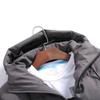 SWJGLITTR Men's Winter Skinny Hooded Jacket Windproof Thick Quilted Casual Padded Coat Full Zip Slim Fit Warm Outwear (Grey,4X-Large) view 3