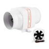 4in 270CFM Electric In Line Marine Bilge Air Blower DC 12V White view 1