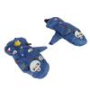 Keenso Kids Ski Gloves Winter Gloves for Boys Girls, Windproof & Finger Linked Design, Cute Prints, Multifunctional Use (Blue) view 2