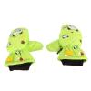 Keenso Kids Ski Gloves Winter Gloves for Boys Girls, Windproof & Finger Linked Design, Cute Prints, Multifunctional Use (Green) view 1