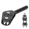 Gavigain Fishing Rod Roller Tip Stainless Steel Double Pulley Guide Ring Roller Rod Tip for Sea Fishing Boat Trolling Black view 1