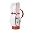 Golf Bag, PU Leather Golf Ball Bag Holder, Elastic Golf Ball Carrier, Durable Golf Ball Pouch, Lightweight Golf Ball Single Shoulder Bag, Women Crossbody Purse for Outdoor Golf Training