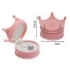 Jewelry Case Protable Jewelry Box Ear Stud Necklace Jewelry Case Ring Display Box Wedding Ring Gift Case Fashion Jewelry Case Easy to access view 2