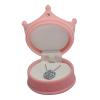 Jewelry Case Protable Jewelry Box Ear Stud Necklace Jewelry Case Ring Display Box Wedding Ring Gift Case Fashion Jewelry Case Easy to access view 3