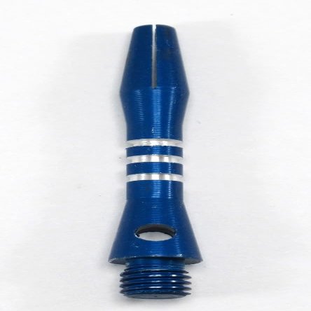 3 Sets (9 shafts) Blue Jailbird Aluminum Dart Shafts + O'rings, 1 1/2" Short - 3 Rings