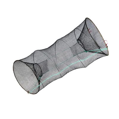 SUPVOX Foldable Mesh Trap Net for Fishing Portable Crayfish Lobster Shrimp Cage with Design Durable Material Easy Automatic Use for Freshwater Saltwater
