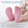 Aroveea Baby Toddler Socks Grip Non Slip Boys Girls Cotton 12 Pack for 6-12 Months Kids Ankle Cute Socks 6M-7Years view 4