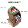 Apex Outdoors Disc Golf Bag, Large Disc Golf Backpack Holds Over 21 Discs, Durable & Lightweight with Multiple Storage Pockets view 2