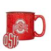 Rico Industries NCAA Ohio State Buckeyes Red 12oz Laser Engraved Campfire Mug view 1