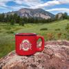 Rico Industries NCAA Ohio State Buckeyes Red 12oz Laser Engraved Campfire Mug view 2