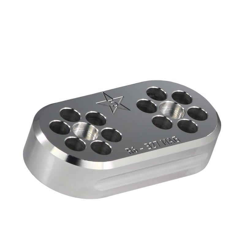 5 Star R6-327 Bedside Block fits Smith & Wesson J-Frame .327, Ruger SP101, and Taurus 73, 74, 731, & 741