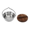 BusoTh Hanging Camping Pot, Durable 304 Stainless Steel Camping Cookware for Picnic (1.8L), BusoThrg8sxcvepq-11 view 4