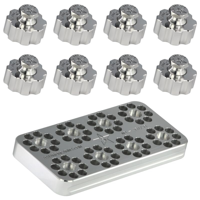 5 Star N8-357/38 Full Range Block Kit fits Smith & Wesson 327, 627, R8, Ruger Redhawk .357/.38, Super GP100