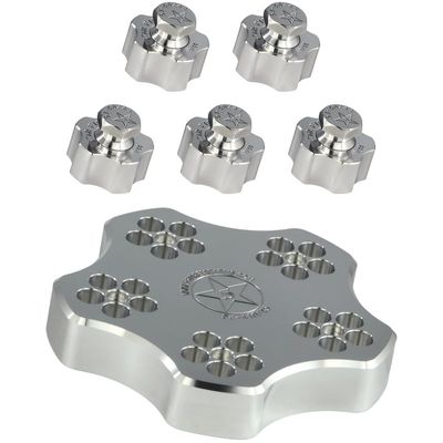 5 Star J5-44/45 6" Cylinder Range Block Kit fits Taurus Judge (.45 LC Only), M450, M44 Tracker, Charter Arms .44 Bulldog, Smith & Wesson .44 Night Guard, Model 69, Ruger GP100 44 Special