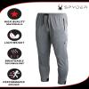 Spyder Mens Sweatpants with Pockets - Athletic Performance Tech Joggers for Men, Terry Workout Pants for Gym, Running, Hiking, Size Small, Burnt Charcoal view 2