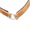 BAR H EQUINE Western Horse Genuine Leather Hand Tooled Nose Band Tan view 3