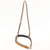 BAR H EQUINE Western Horse Genuine Leather Hand Tooled Nose Band Tan view 4
