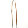 BAR H EQUINE Horse Genuine Leather Tie Downs Snap Ends Tan