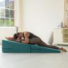 Avana Reach Super Ramp - Convertible Bed Bench with Slip Cover for Yoga & Massage, Microvelvet Blue view 2