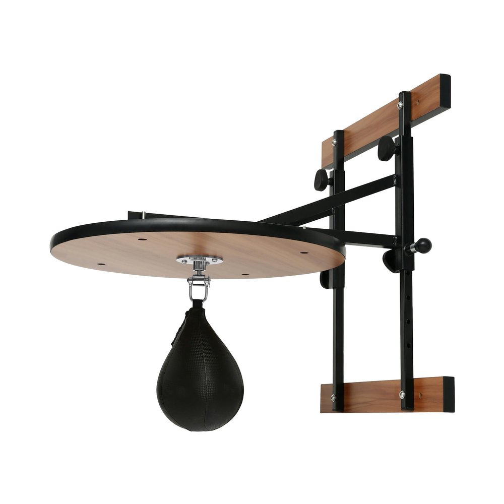 Houseables Speed Bag, Speed Bags for Boxing, Speedbag, Speedbag Platform, Punching Ball, Wall Mount Stand, Adjustable Height, Training Equipment, Wall Mounted Kit, Swivel Ball, Home, Gym, Professional