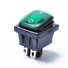 INOOMP 4 Rocker Toggle Off Boat Rocker Switch Light Switch Lighted Toggle Car Boat Fuse Round view 1