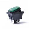 INOOMP 4 Rocker Toggle Off Boat Rocker Switch Light Switch Lighted Toggle Car Boat Fuse Round view 3