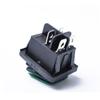 INOOMP 4 Rocker Toggle Off Boat Rocker Switch Light Switch Lighted Toggle Car Boat Fuse Round view 4