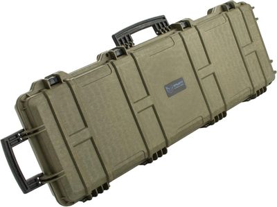 Evike EMG Transporter Lockable 42" Hard Case w/low-profile wheels & PnP foam (Color: Mil-inspired Green)