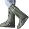 MLUUHK Rain Shoe Covers, Reusable Waterproof Rain Cover for Shoes, Non-Slip PVC Snow Boot Covers for Men and Women (Green, XXL) view 1