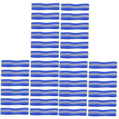 BESPORTBLE 36pcs Reflective Belt for Running Night up Armband Luminous Bracelets High Visibility for Outdoor Activities
