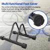 HOMEE Bicycle Floor Stand, Adjustable Bike Rack for Garage, Steel Cycling Storage Organizer for Indoor Outdoor Home, Bicycle Holder for Mountain and Road Bike, Black view 4
