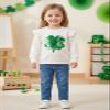 Akyzic Girls St Patricks Day Shirt Kids Long Sleeve Lucky Irish Sweatshirt Toddler Shamrock Paddy's Day Clovers St Patrick's Day Sweater 6t view 2