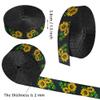 Grosun 1.5 inch Patterned Nylon Webbing Belt Webbing Straps Purse Straps Backpack Straps Nylon Belt for Seatbelt, Bags, Backpacks, Luggage (A, 10 Yards) view 2