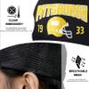 Trucker Hat for Men Women, Sport Apparel Gifts for Men, Accessories Embroidered Baseball Cap Yellow-Black view 2