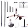 JXYQZD Pole Dance Pole for Home, Removable Spinning Static Dancing Pole, Adjustable Height for Home Bedroom Apartment Club, Loads 440lbs view 1