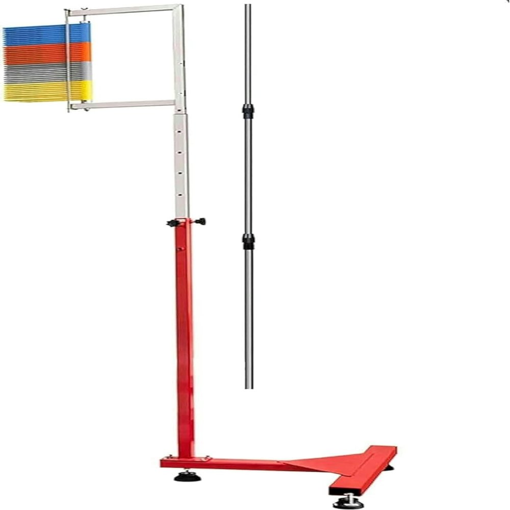 FLTRGO Basketball Training Vertical Jump Tester, Vertical Jump Measure 1.7-3.6m/5.6-11.8ft, Jump Training Tester Floor Standing, Volleyball Spike Physical Trainer
