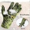 WOLFHUNT Lightweight Camouflage Hunting Gloves, Men/Women Anti-Slip Camo Archery Gloves for Hunting, Camo Woodlands, M/L view 3