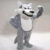 PROPSCOS Fursuit Wolf Mascot Costume Husky Animal Cosplay Party Dress Outfit (XL) Multicolored view 1