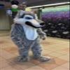 PROPSCOS Fursuit Wolf Mascot Costume Husky Animal Cosplay Party Dress Outfit (XL) Multicolored view 4