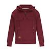 Tactical Sweatshirts for Men: 1/4 Zip Hoodies, Long Sleeve Winter Cargo sports Jacket - Wine view 4