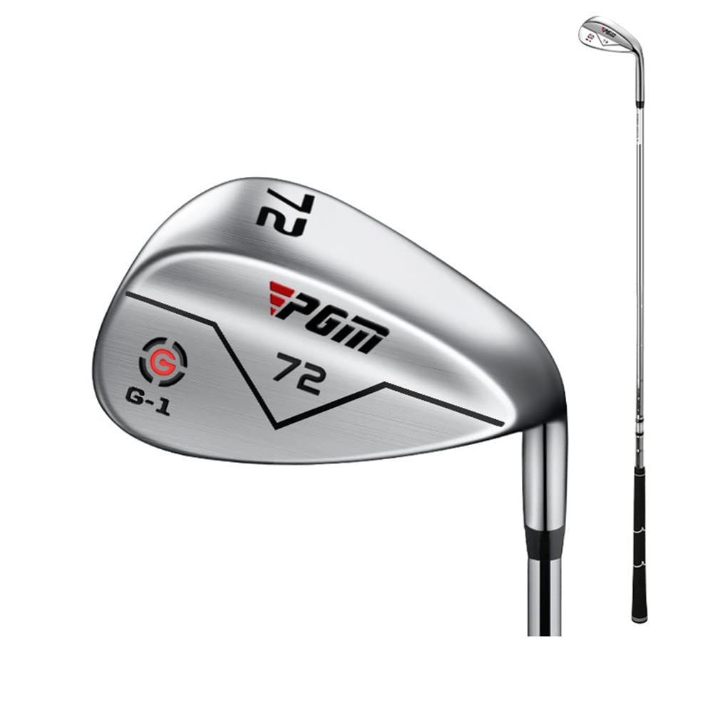 Premium Lob Wedge for Men Women Golf Sand Wedge - 72D High Loft Golf Club Wedges with CNC Textured Bunker for Improved Shots (Silver,72D)