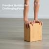 SUPVOX Natural Bamboo Block - Lightweight Yoga Brick for Stability, Stretching & Alignment - Smooth, Non-Slip Surface, Easy to Clean view 3
