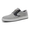 ANALEAF Mens Casual Oxfords Fashion Sneakers Soft Comfortable Lace-Up Dress Shoes Grey view 1