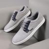 ANALEAF Mens Casual Oxfords Fashion Sneakers Soft Comfortable Lace-Up Dress Shoes Grey view 3